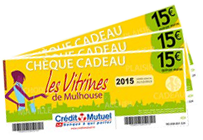 Chèques cadeaux des Vitrines de Mulhouse